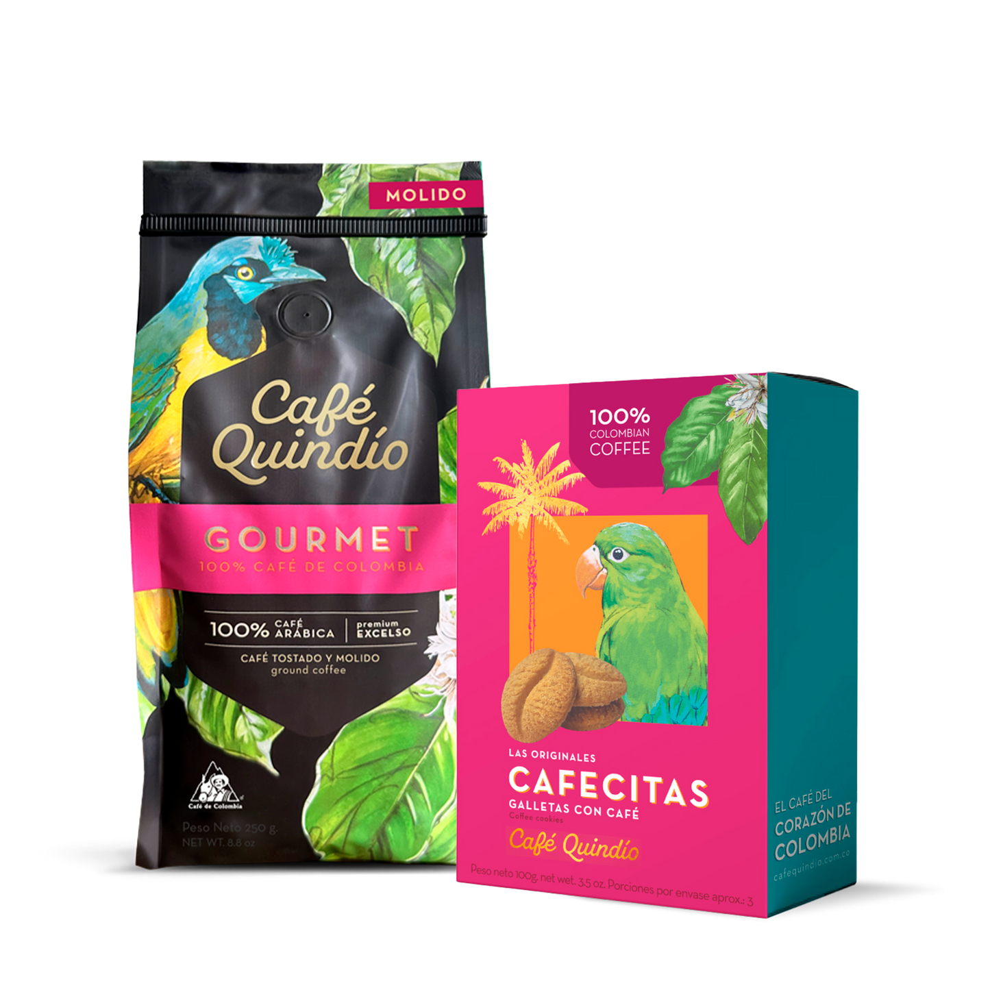 Quindío Coffee + "Cafecitas" Coffee Cookie