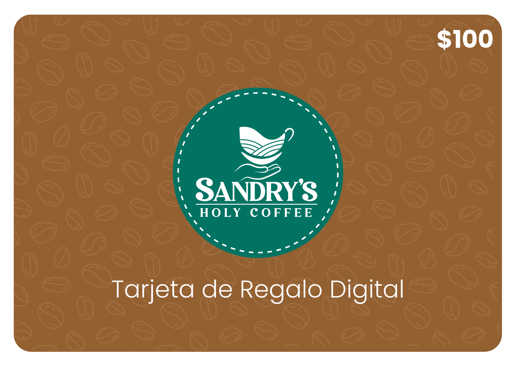 Sandry´s Holy Coffee 100 Gift Card