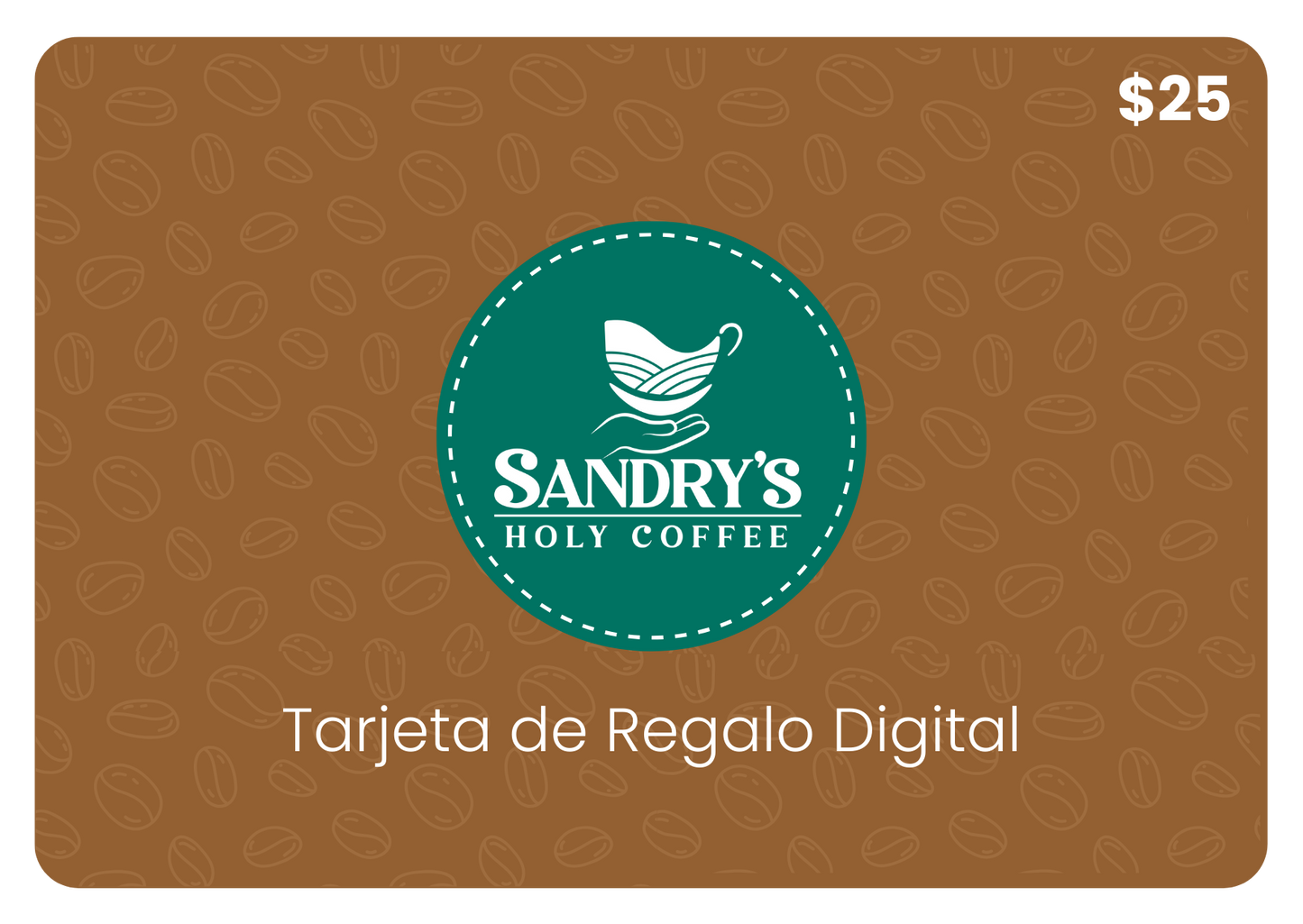 Tarjeta de Regalo Sandry’s Holy Coffee